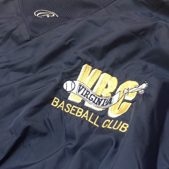 Vintage Virginia Baseball Club warm-up Jacket - Picture 2 of 3